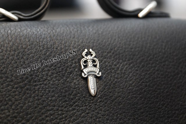 Chrome Hearts專櫃高端皮具包包 克羅心925純銀五金限量版小寶劍單肩手提包 gj1103